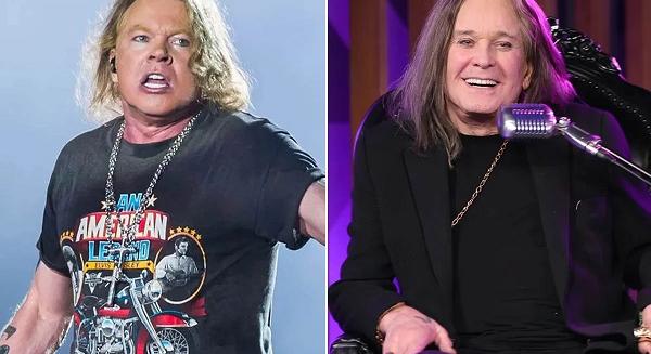 Először találkozott egymással Axl Rose és Ozzy Osbourne (fotók)