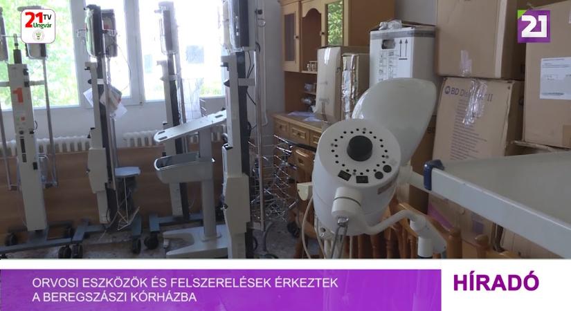 Orvosi eszközök és felszerelések érkeztek a beregszászi kórházba (videó)