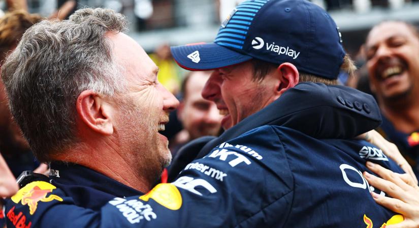 Verstappen köszönetet mondott Hornernek