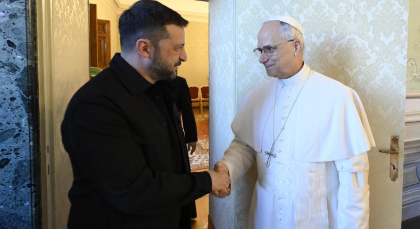 Leó pápa tárgyalásokat javasolt Oroszországgal a Zelenszkijjel tartott találkozóján