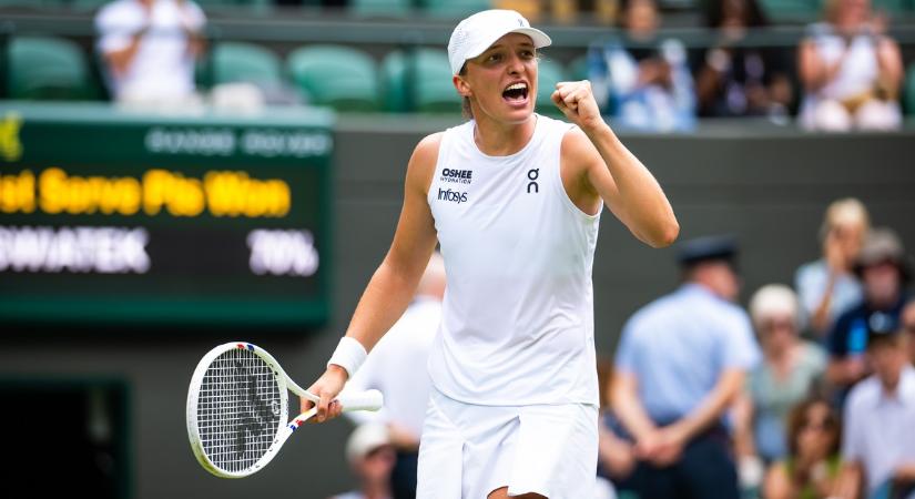 Megtört a jég! Iga Swiatek elődöntős Wimbledonban