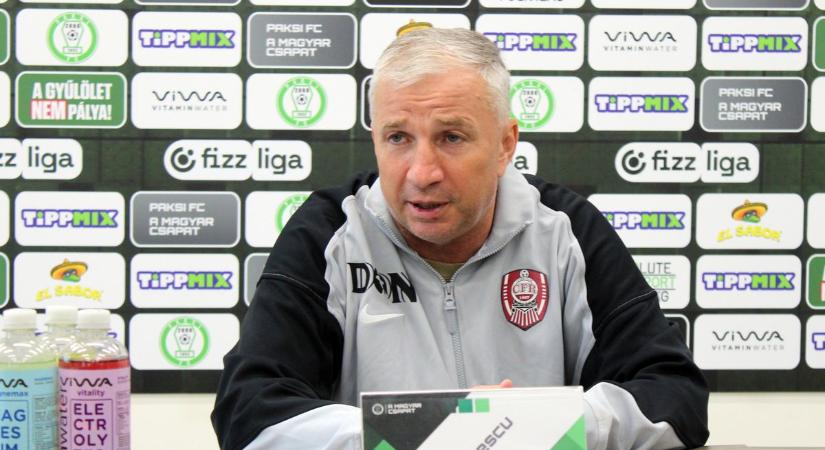 Dicsérte a Paksot és nem remél könnyű mérkőzést a Cluj román legendája