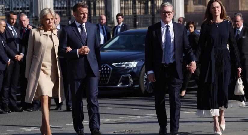 Kiverte a biztosítékot a briteknél Emmanuel Macron királyi látogatása