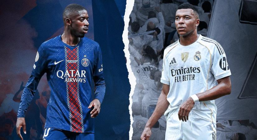 ÉLŐBEN: PSG–Real Madrid