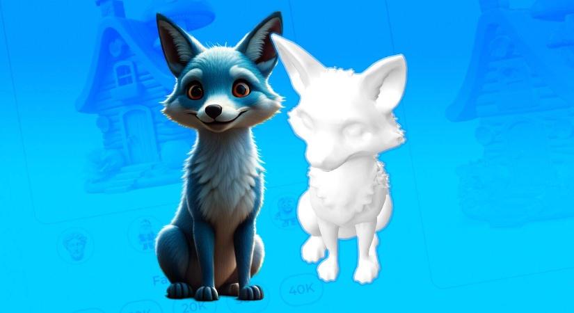 3D modell készítése 2D képből vagy fotóból AI-val, akár teljesen ingyen is