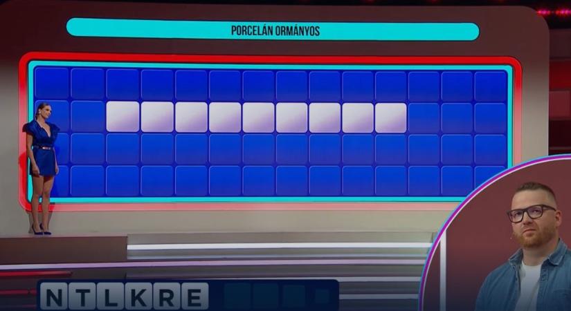 Még el sem indult a visszaszámlálás, máris megfejtette a fődíj játék feladványát a Szerencsekerék játékosa