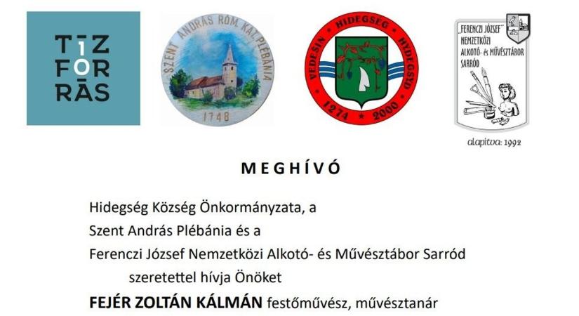 Emlékkiállítás megnyitó Hidegségen