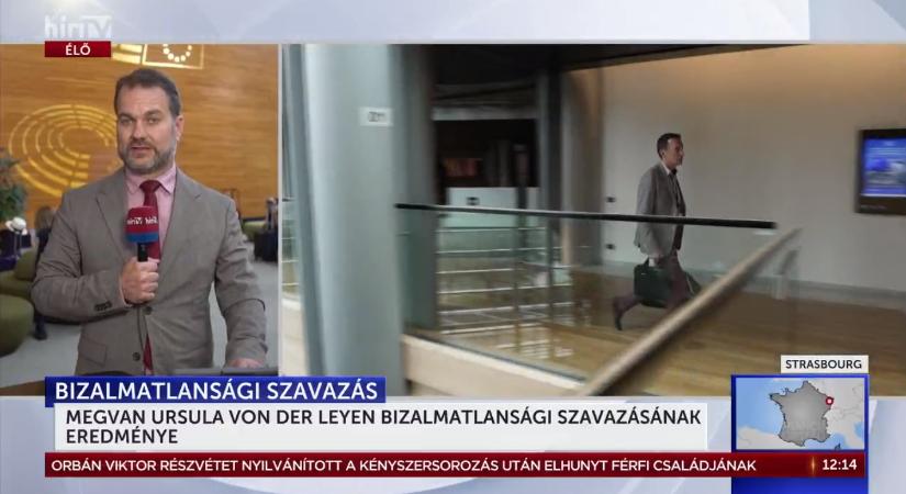 Megvan Ursula von der Leyen bizalmatlansági szavazásának eredménye  videó