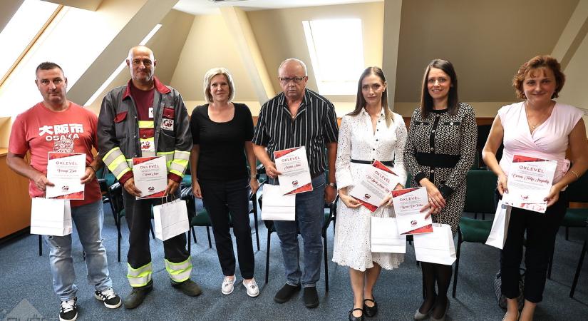Ismét díjazták a hónap dolgozóit a Győr-Szolnál