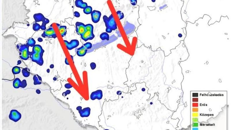 Északról támad a vihar Somogyra