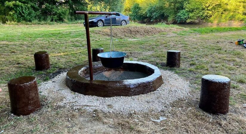 Megszépült a strand, fotósarok a bodonhelyi Rába parton, de óvatosan a fürdéssel