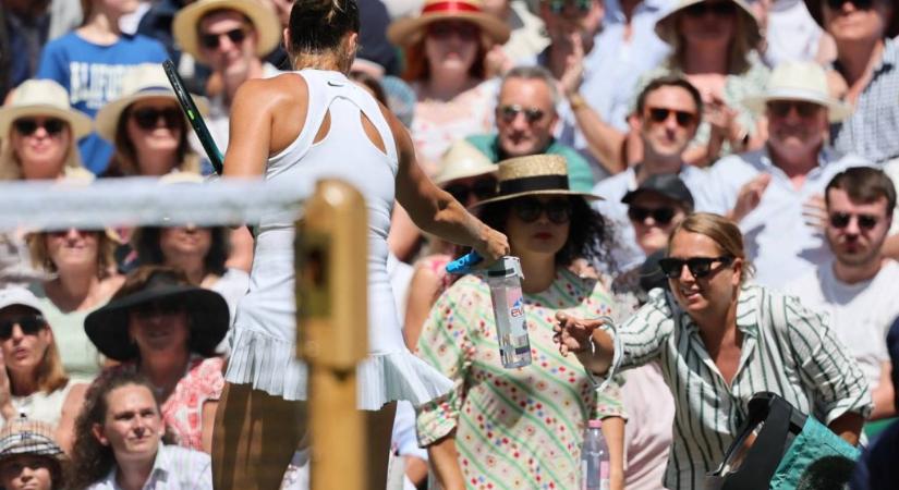 Rosszul lett egy néző Wimbledonban, Szabalenka sietett a segítségére