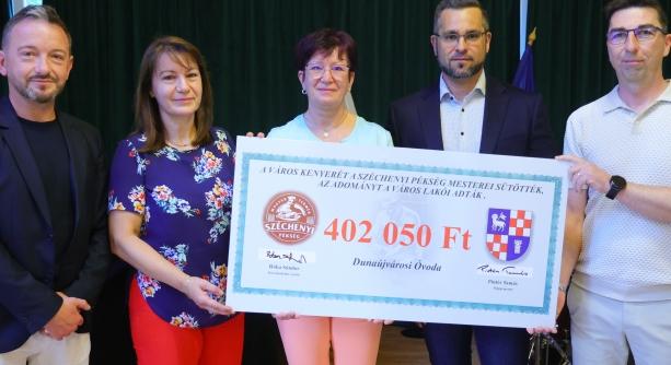 Dunaújváros Kenyere: jelentős adomány – most az óvodának