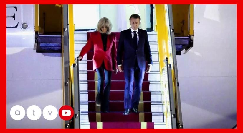Borzasztó jelenetet produkáltak Macronék újra