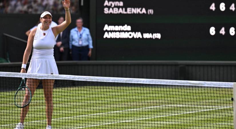 Két éve még a mentális egészsége miatt aggódott, most wimbledoni döntőt játszik