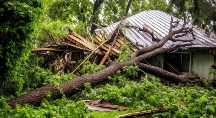Tombol a vihar: rekordszámú kárbejelentés érkezett az Allianzhoz