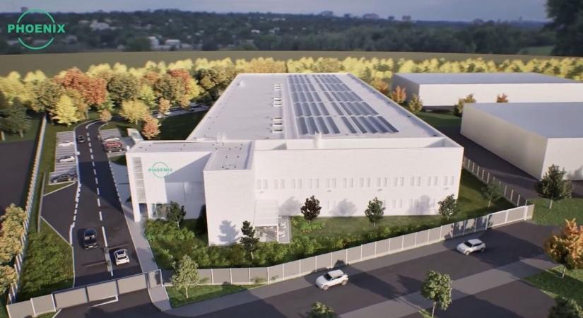 Jó ütemben halad a PHOENIX Pharma új győri logisztikai központjának építése
