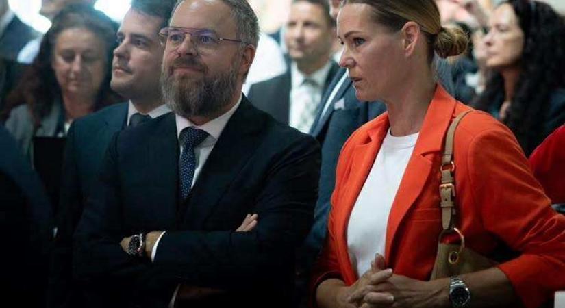 Görbicz Anita tegnap Orbán Balázs mellett tűnt fel az Audiban