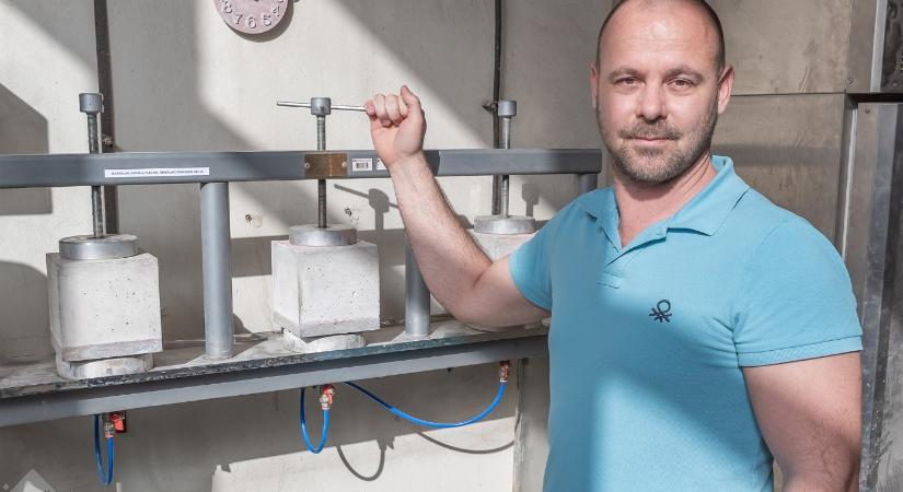 Egyedülálló, csúcstechnológiás építőipari vizsgálatok a győri egyetemen