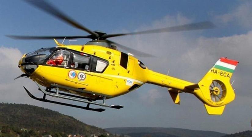 Rádőlt a fa a favágóra a szomszéd vármegyében - mentőhelikopter is érkezett a helyszínre