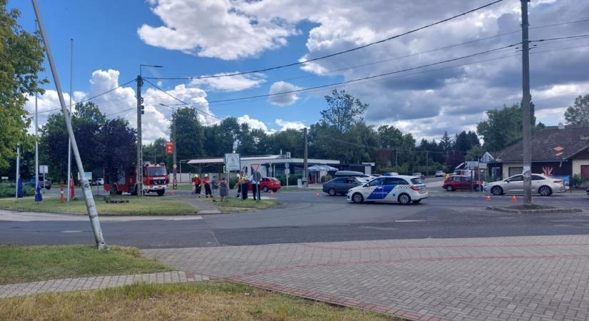 Két autó rohant egymásnak Balatonlellén