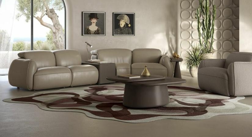 A Natuzzi bemutatja a világ első kanapéját, ami négy különböző funkciót egyesít magában