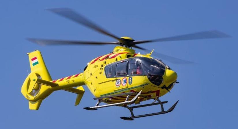 Mentőhelikoptert is riasztottak a kerékpároshoz, de nem tudták megmenteni az életét