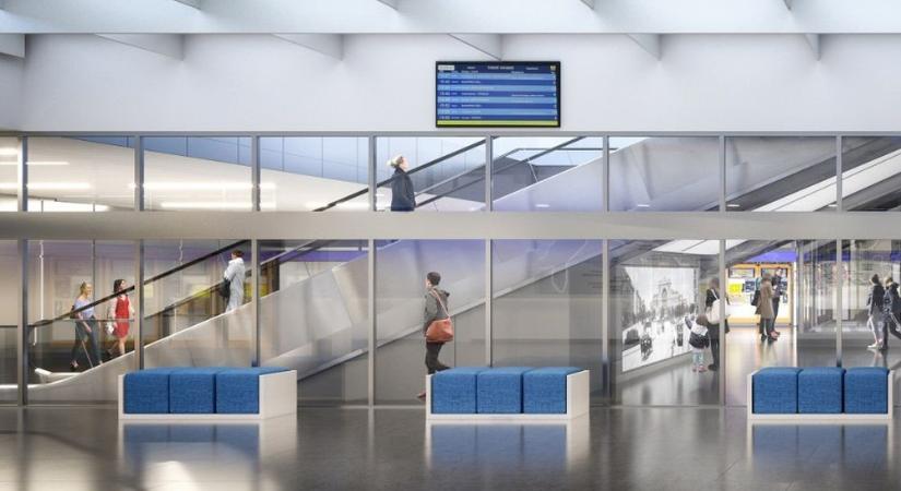 Így fog kinézni a Keleti pályaudvar utascentruma, ha elkészül