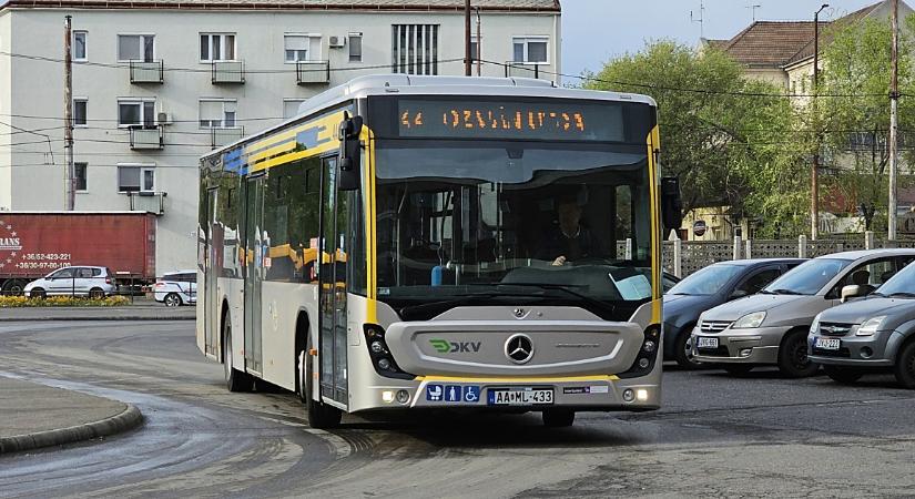 Rövidebb útvonalon közlekedik a 44-es buszjárat