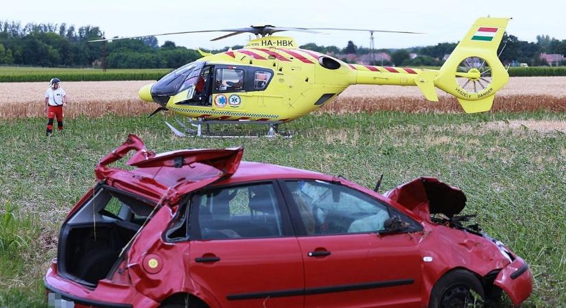 Gránátot találtak Kecskemét belvárosában, mentőhelikoptert riasztottak a súlyos balesethez