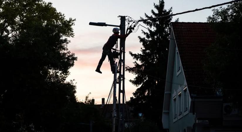 Péntek estére helyreállították az áramszolgáltást egész Debrecenben
