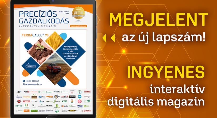 Megjelent a legújabb Precíziós Gazdálkodás Interaktív Magazin!