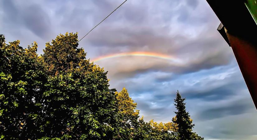 Ilyen csodaszép szivárvány lepte meg a vasiakat - Ilyen lesz a folytatás