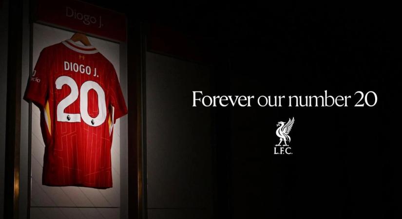 „Örökre a mi 20-asunk…” – a Liverpool visszavonultatja Jota mezszámát (VIDEÓ)