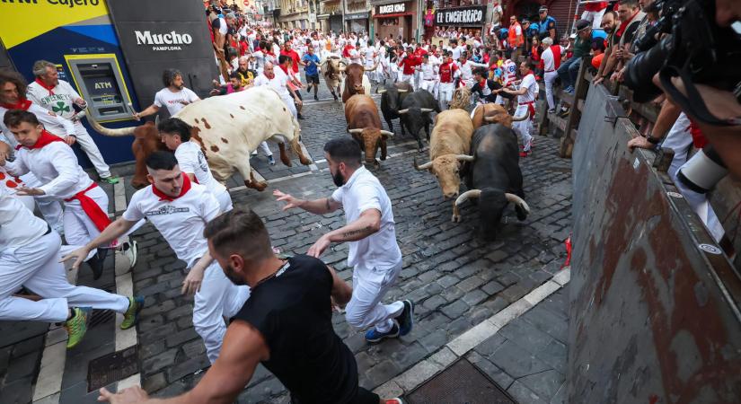 Idén is a vesztükbe rohannak a pamplonai bikák