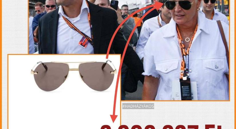 Hadházy szerint Szijjártóné 2,7 milliós arany napszemüvegben jelent meg a férje oldalán
