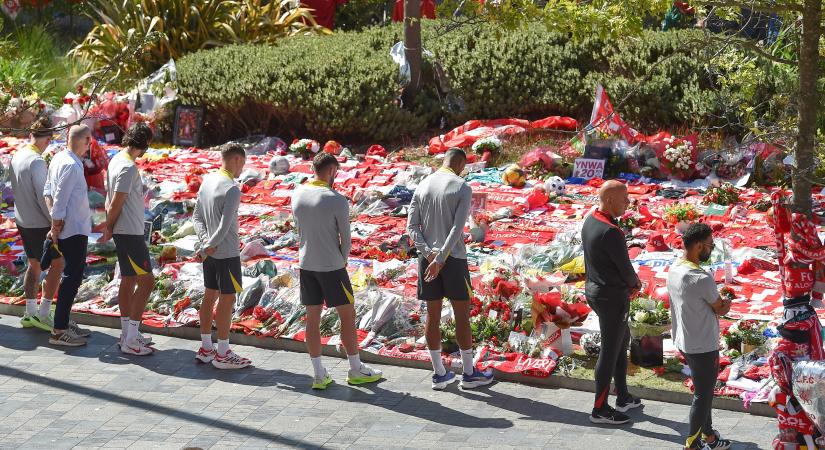 Így tiszteleg a Liverpool Diogo Jota előtt