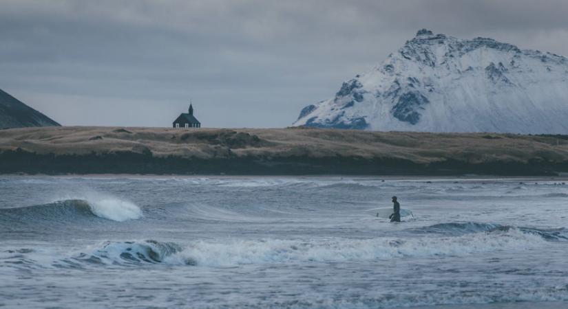 Egyszerre gyönyörű és baljós a téli Izland
