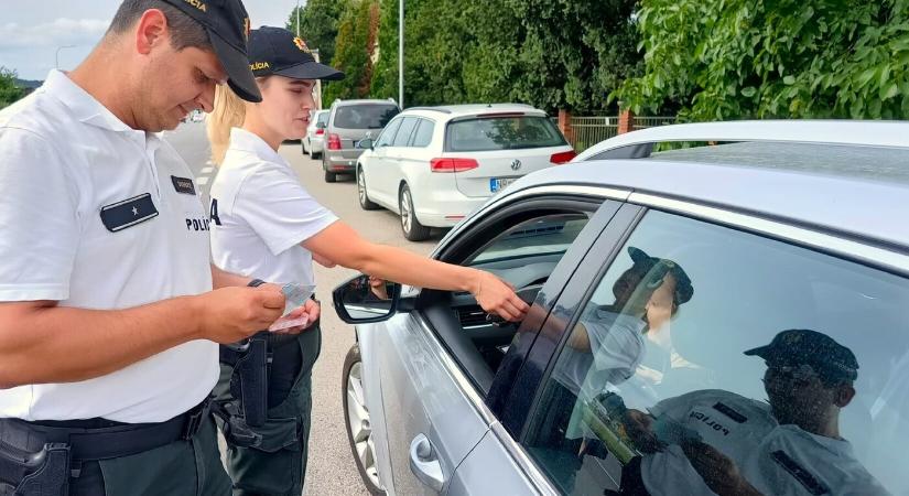 Besztercebánya megyében több mint 900 sofőrt ellenőriztek a rendőrök