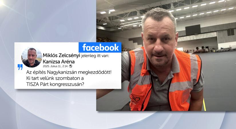 A nemrég rabosított Zelcsényi Miklós készíti elő Magyar Péterék nagykanizsai kongresszusát