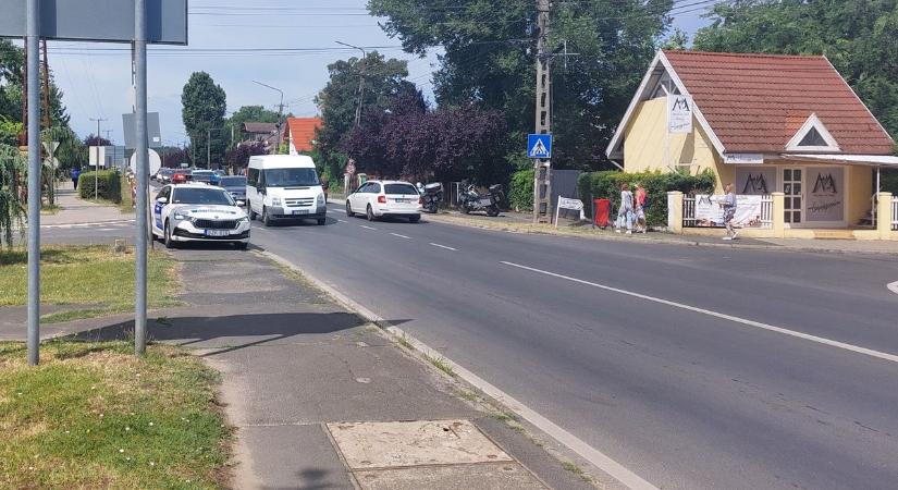 Motor és autó karambolozott – mentő érkezett Balatonlellére