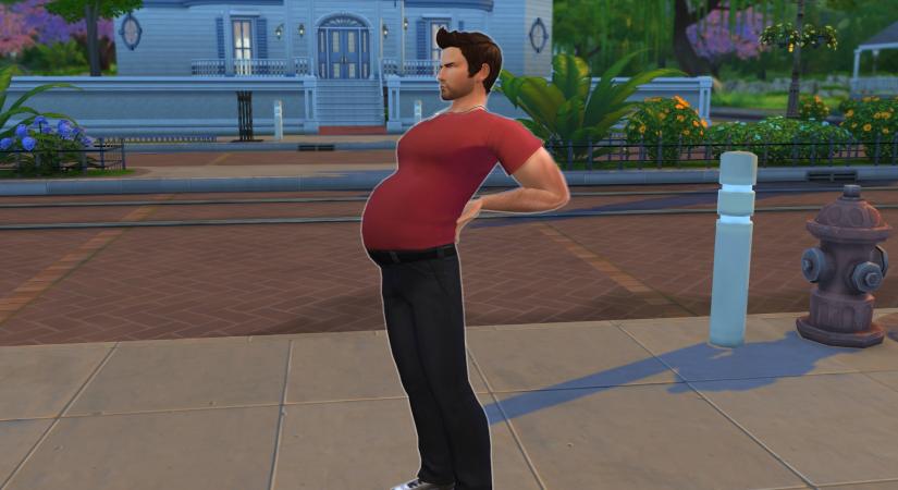 A The Sims 4 egyik frissítésével mindenki várandós lett, még a férfiak is