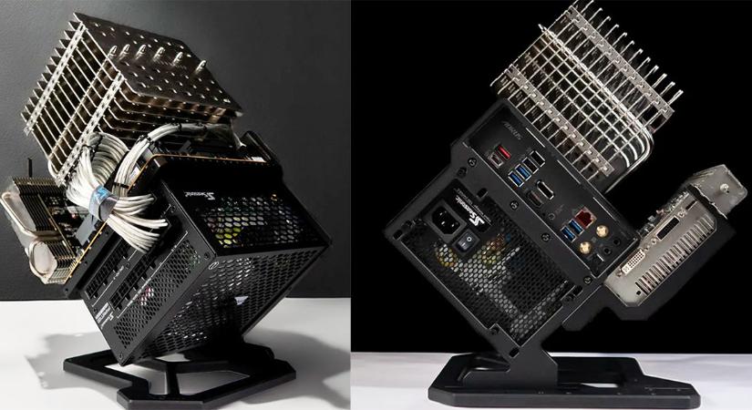 Teljesen venti nélküli ez az egyedi PC build