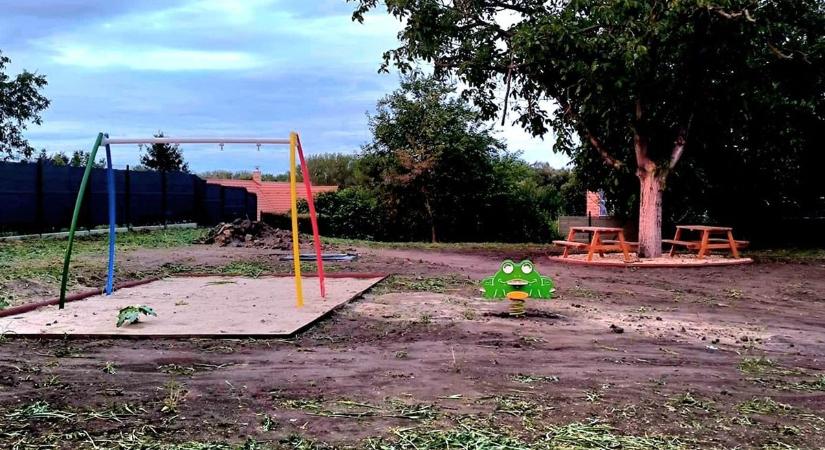 Készül a pihenőpark az egykori mozi helyén