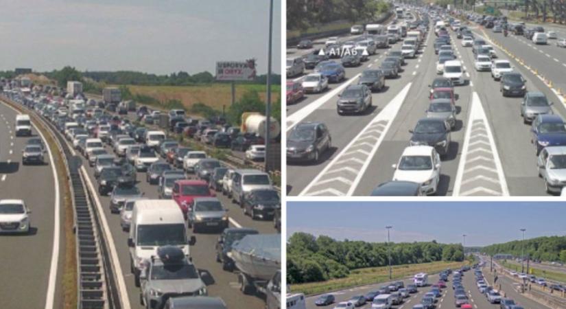 Szlovéniáig nyúlik a nyolckilométeres kocsisor a horvát autópályán