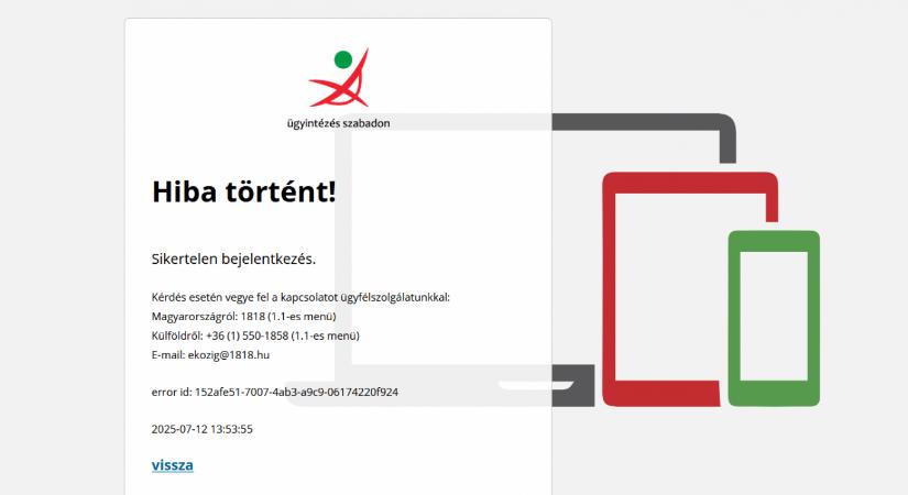 Ismét leállt a központi ügyintézés