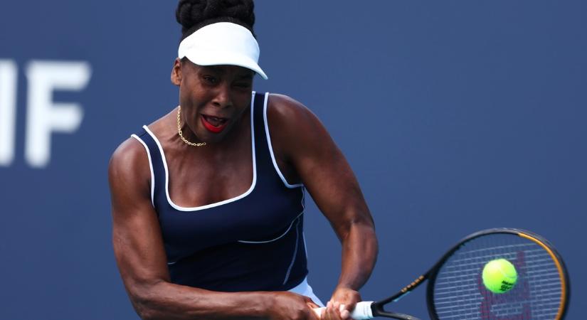 Közel másfél év kihagyást követően, 45 évesen tér vissza a teniszpályára Venus Williams