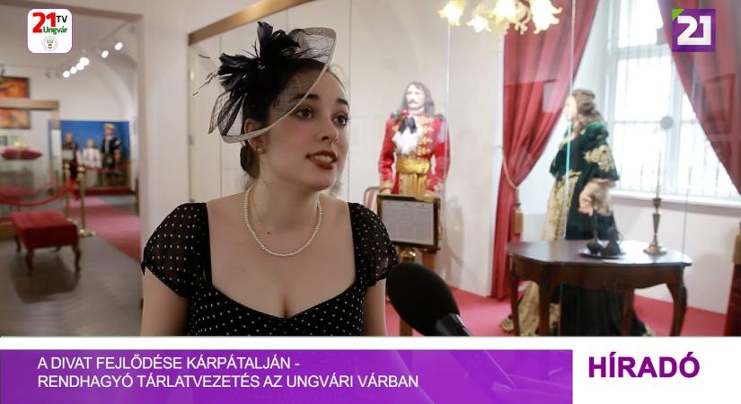 A divat fejlődése Kárpátalján - rendhagyó tárlatvezetés az ungvári várban (videó)
