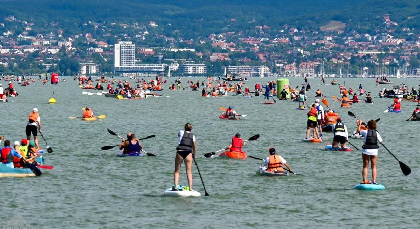 A Balaton-átevezés a vízi sportok igazi ünnepnapjává vált az elmúlt évek során
