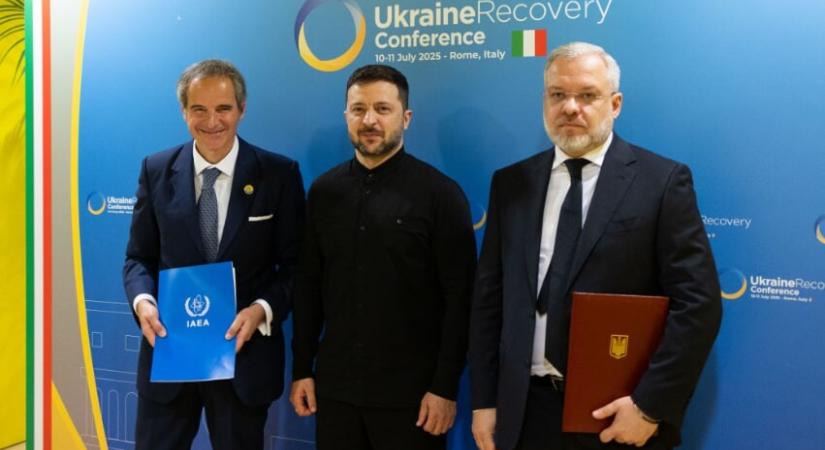 Ukrajna és a NAÜ együttműködési megállapodást írt alá